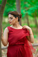 Rouge Saree