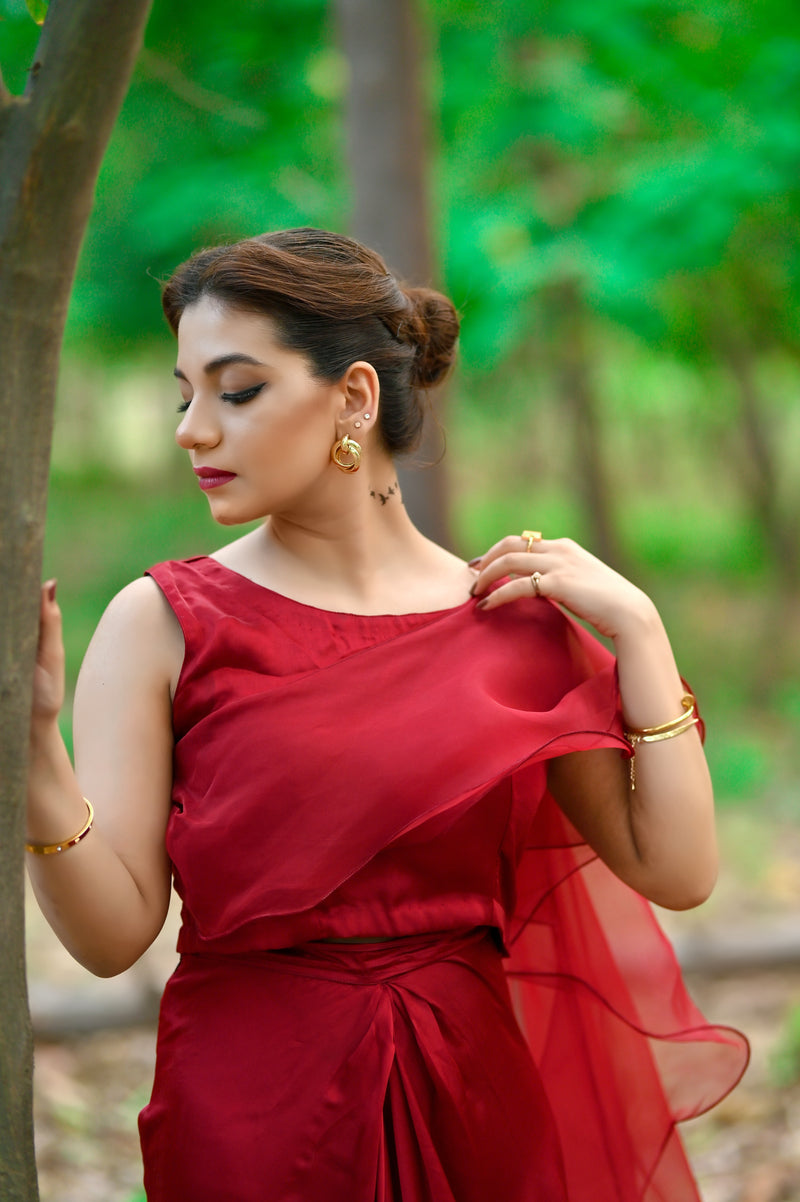 Rouge Saree