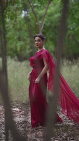 Rouge Saree